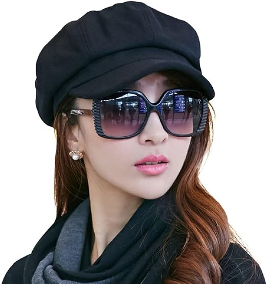 Comhats Womens Merino Fashion Newsboy Hats Wool Visor Beret Cabbie Cap Ladies