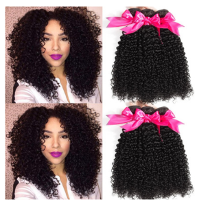 Hermosa 10A Curly Human Hair 3 Bundles 12 14 16 inch 100% Unprocessed Brazilian Curly Hair Bundles Soft Remy Hair