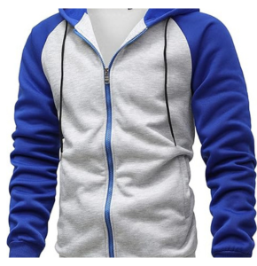 GXAMOY Men's Novelty Color Block Pullover Fleece Hoodie Casual Hooded Sweatshirts Full Zip Jacket with Pocket